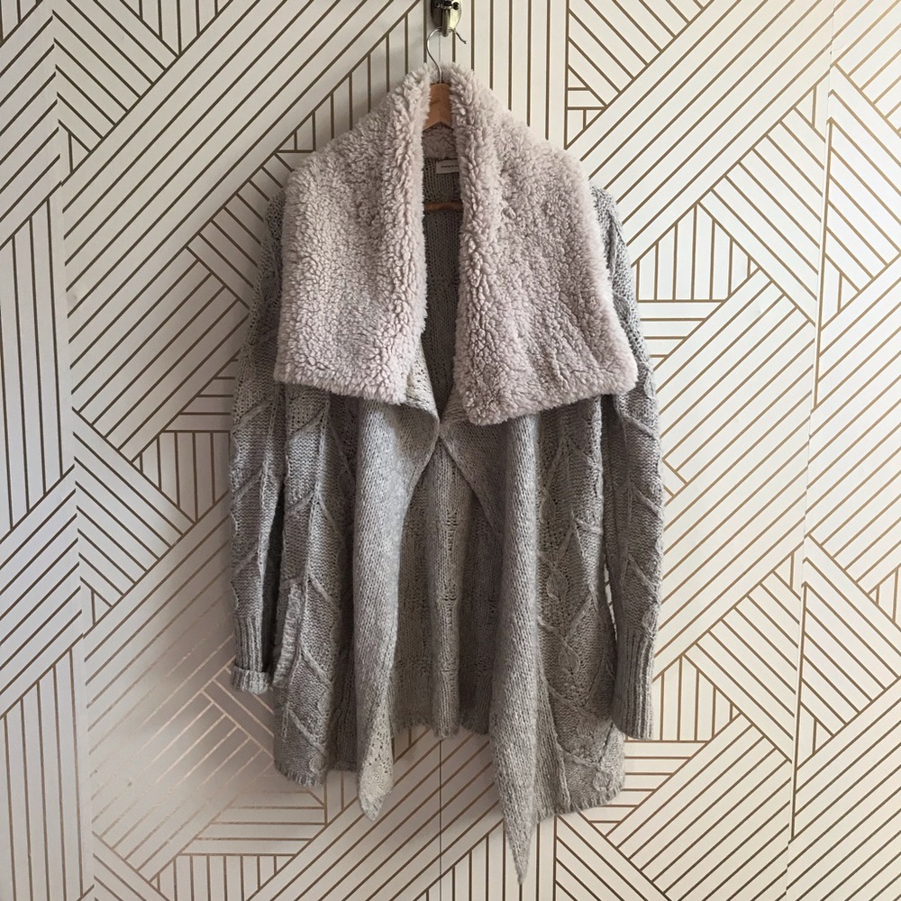 Sleeping on Snow Knit Boundurant Sherpa Cardi